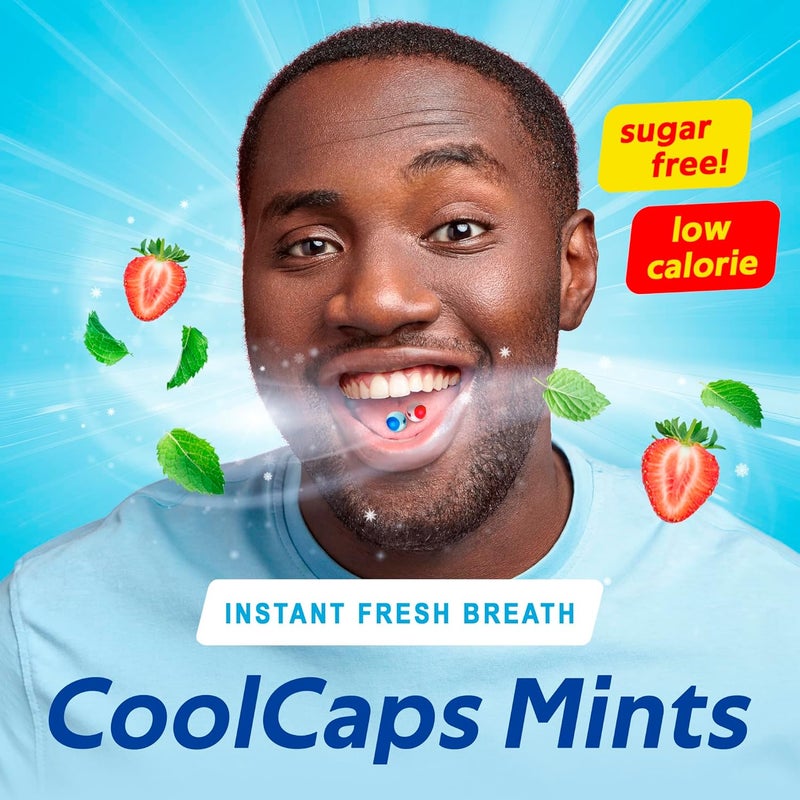 PaperMints CoolCaps - Instant Fresh Breath Mints Sugar-Free Variety 4 Pack - 160 Capsules - Image 2